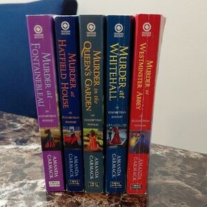 Lot of 5 Amanda Carmack's Elizabethan Mysteries